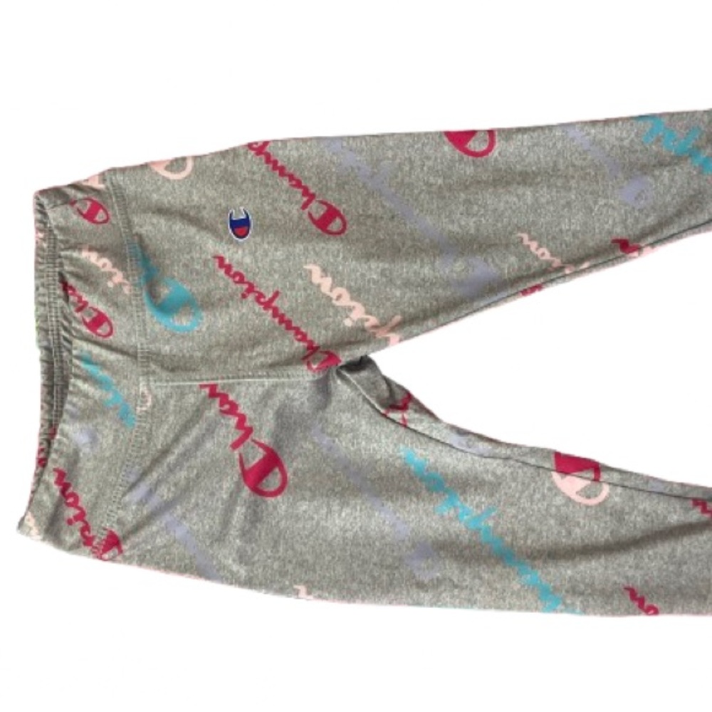 Champion Gray and Pink Pajama Bottoms Soft and Cozy